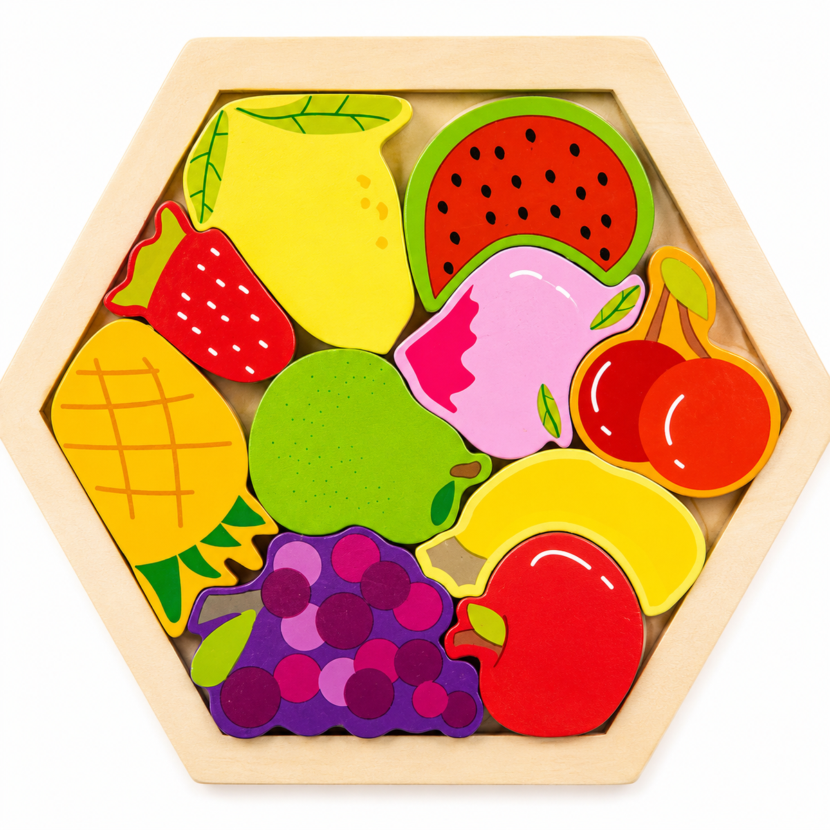 Puzzle 3D en bois pour enfants