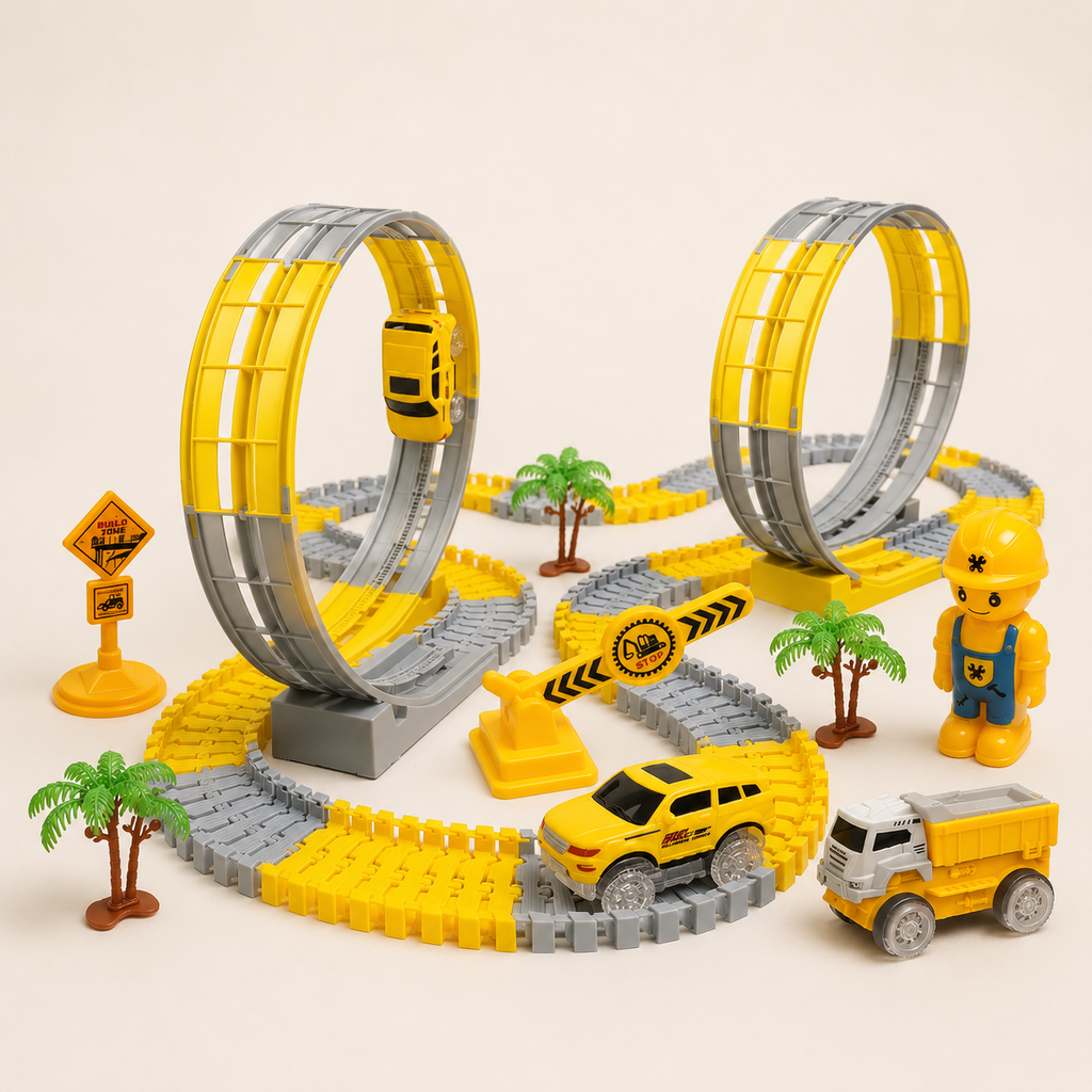 Circuit de voitures électrique avec looping – Kit au choix