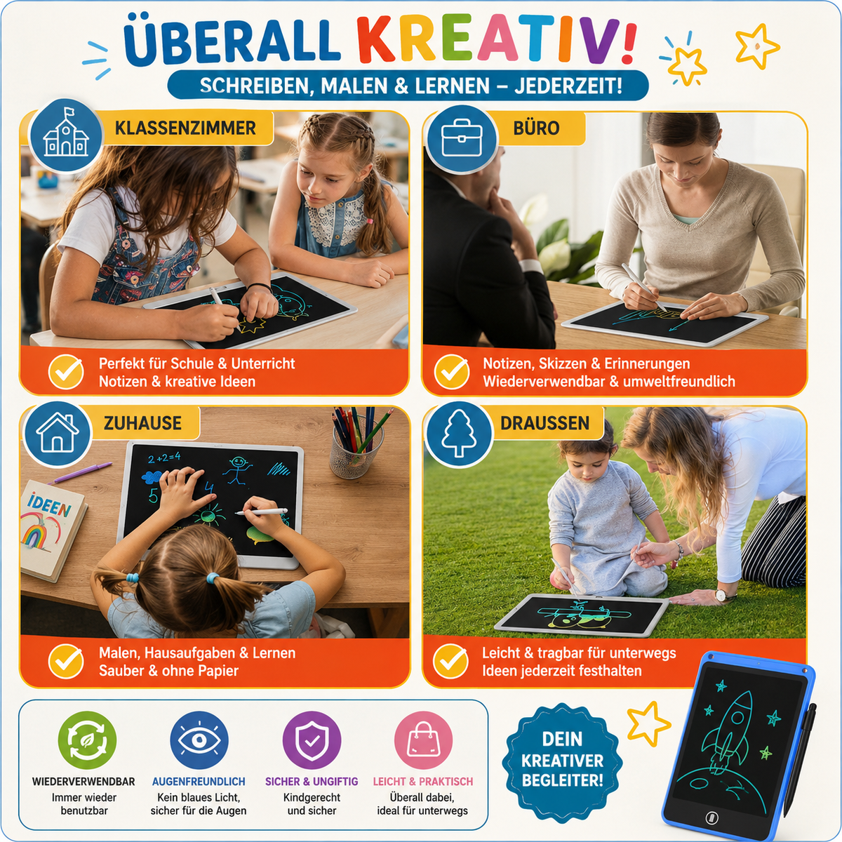 LCD Maltafel für Kinder