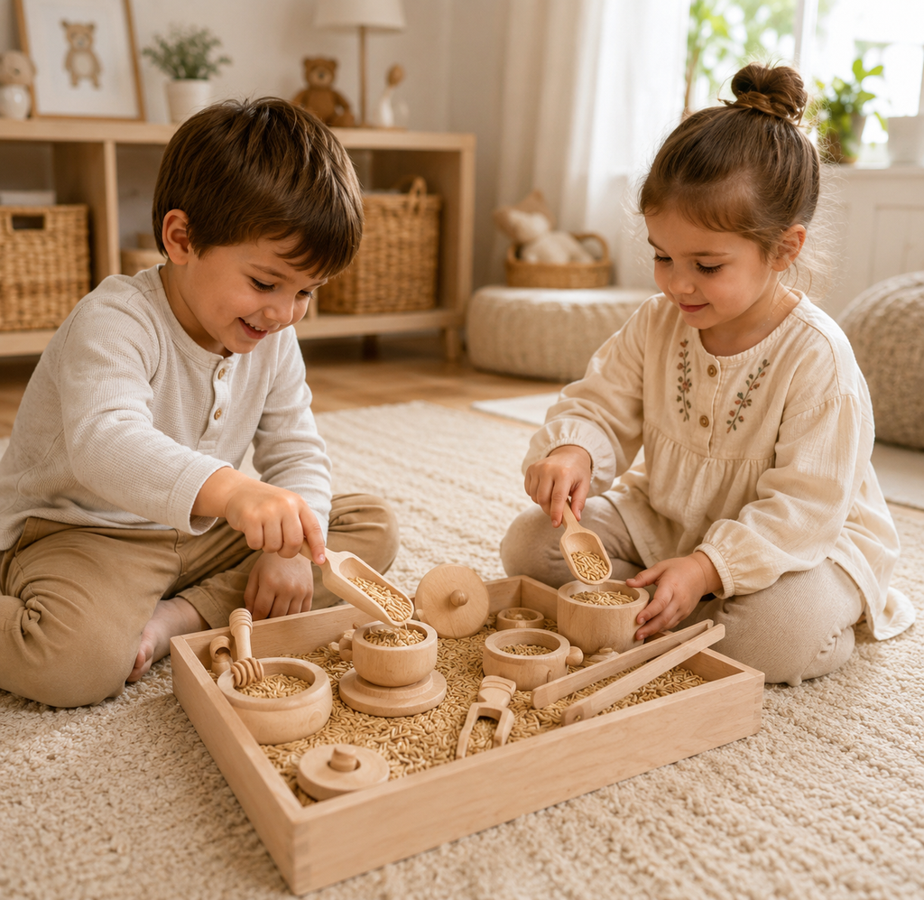 Montessori Holz-Küchenset