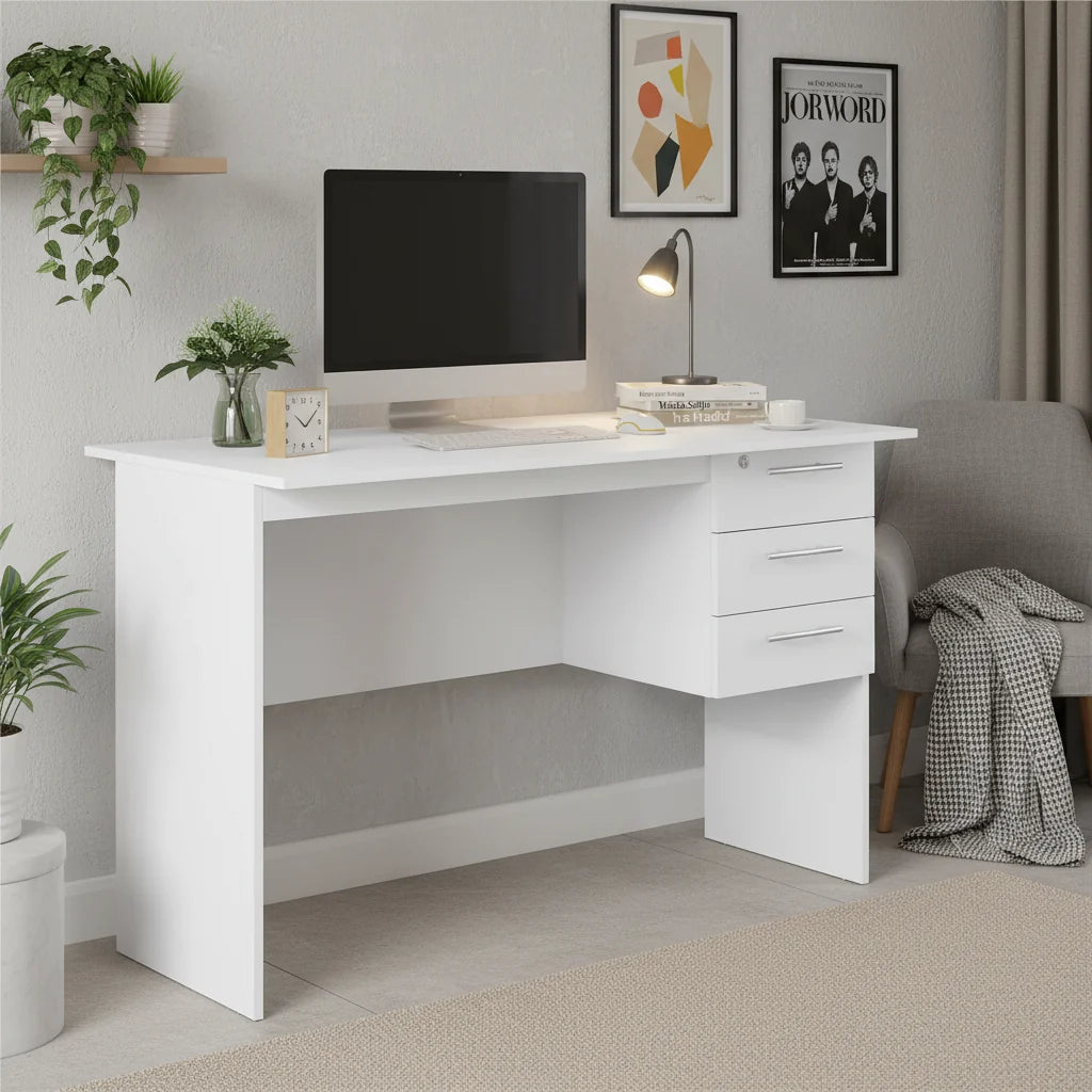 Bureau 3 tiroirs chambre ado - Espace Enfant