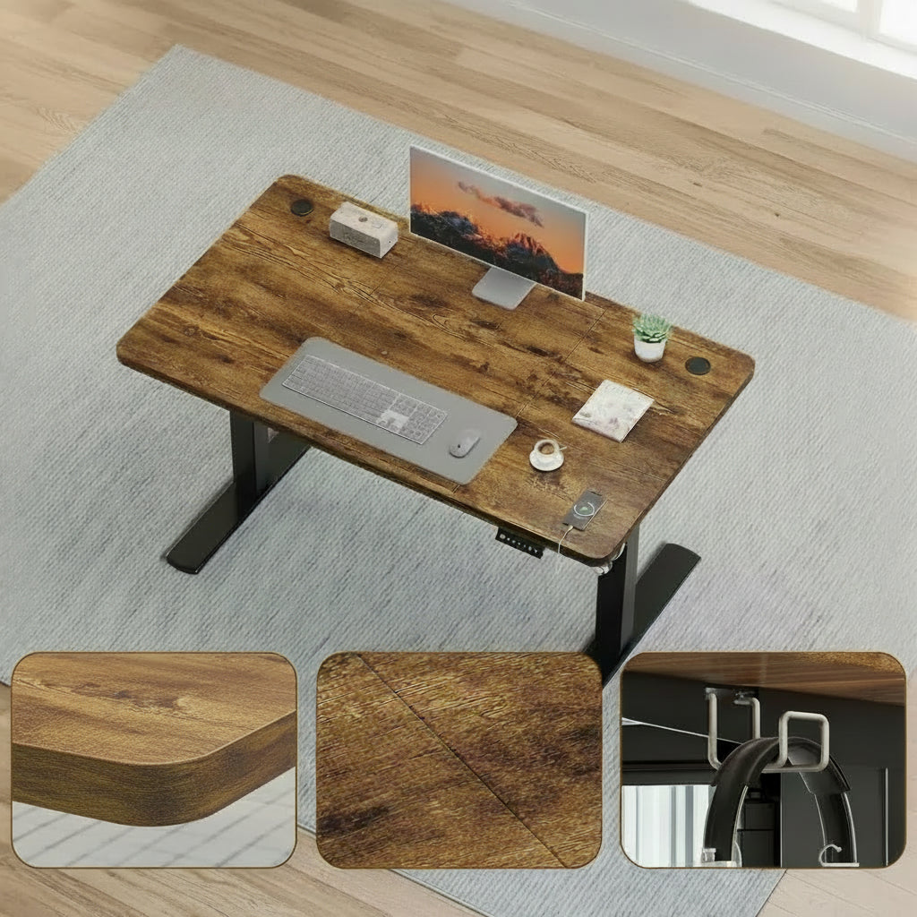 Bureau électrique marron -Espace Enfant