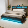 Cadre de lit moderne avec LED -Espace Enfant