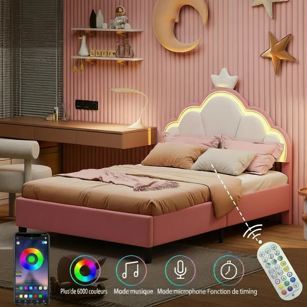 Chambre lit fille chambre led - Espace Enfant