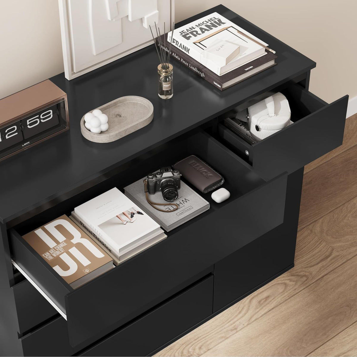 Commode noir moderne - Espace enfant