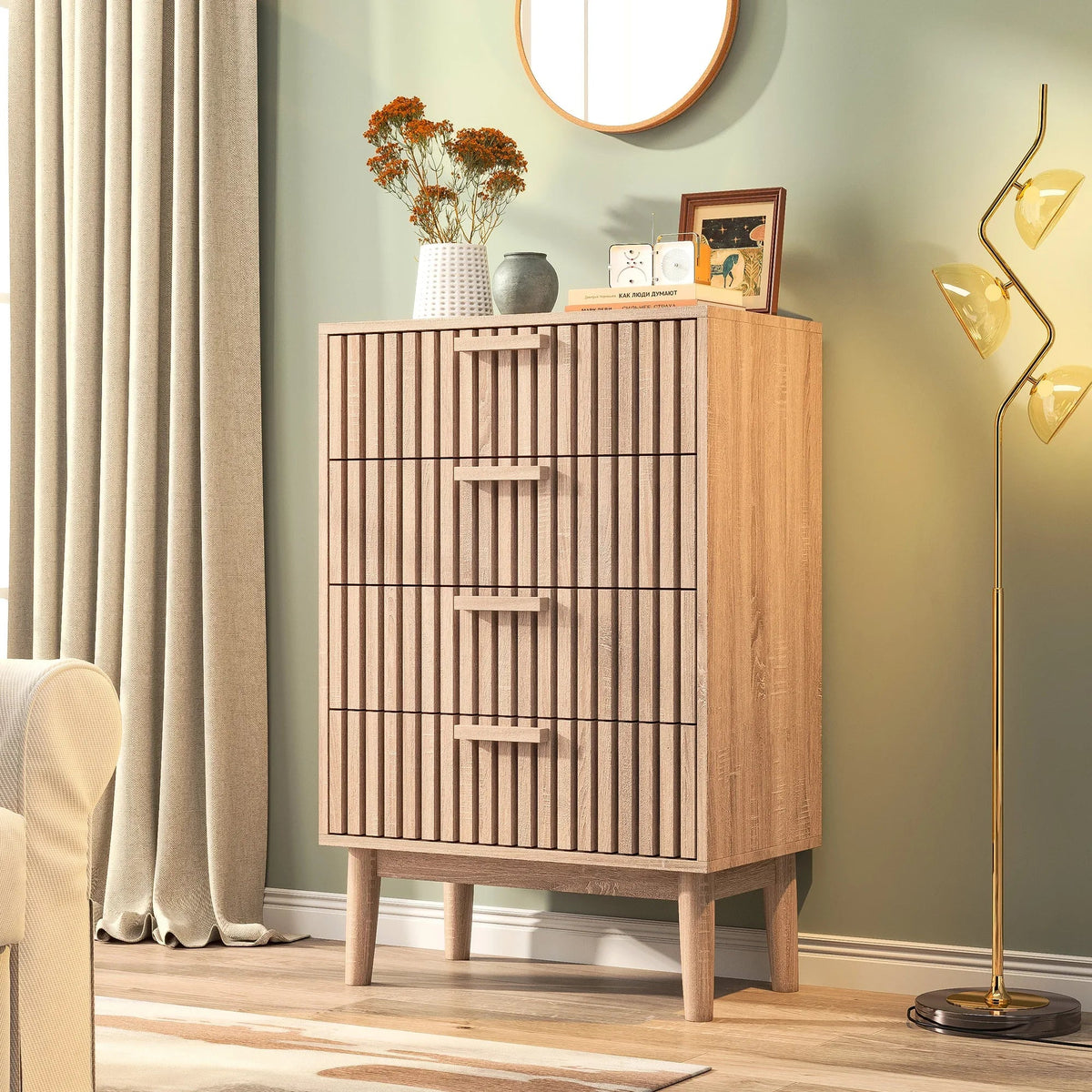 Commode 4 tiroirs chambre adulte - Espace Enfant