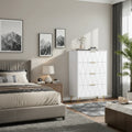Commode blanche 4 tiroirs chambre ado - Espace Enfant