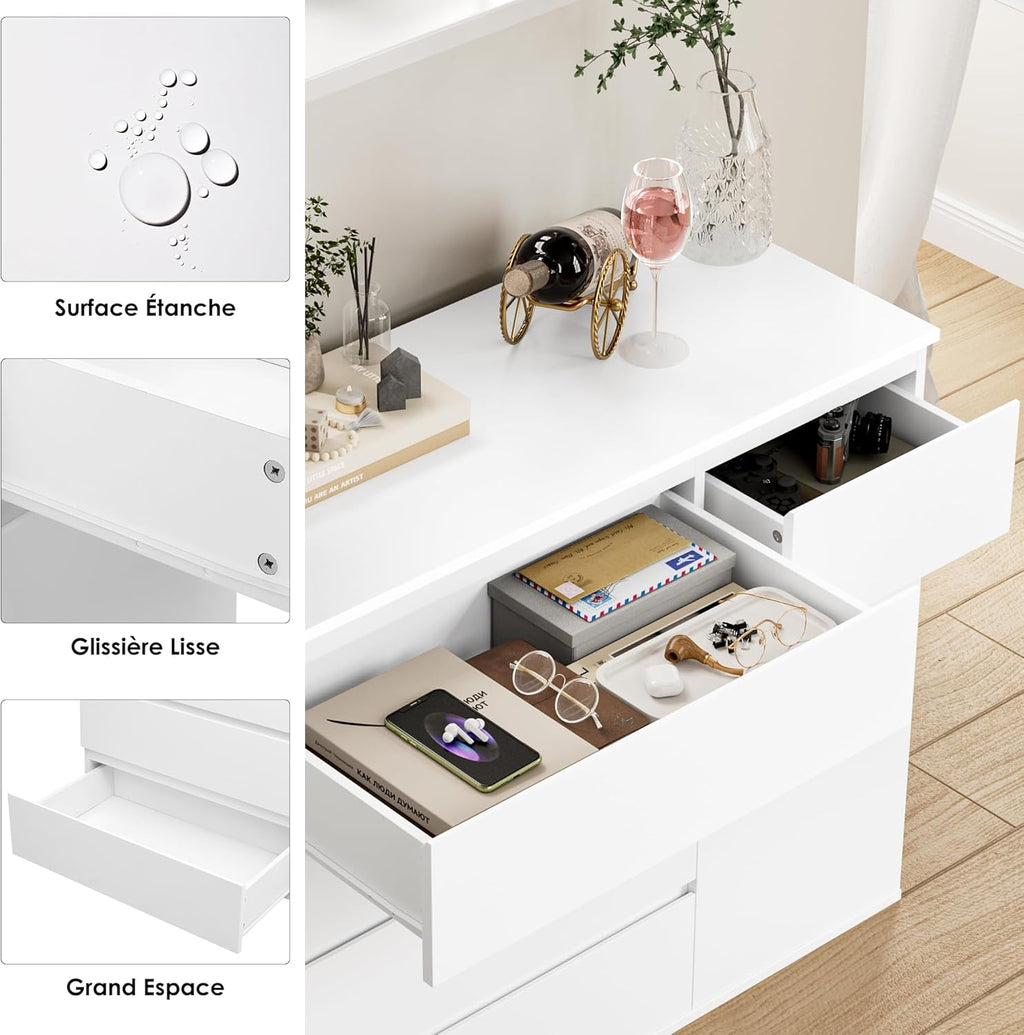 Commode blanche moderne - Espace enfant