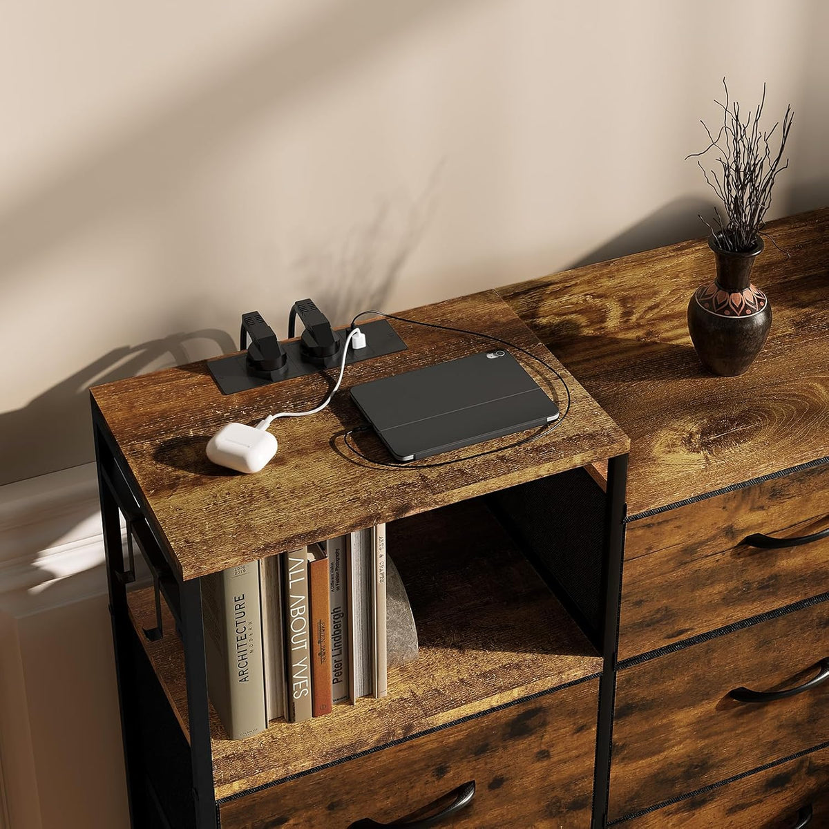 Commode en bois zoom- Espace Enfant