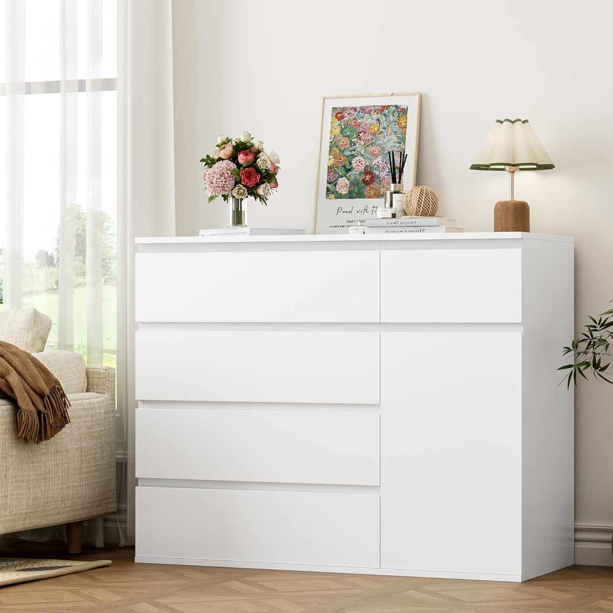 Commode blanche moderne - Espace enfant