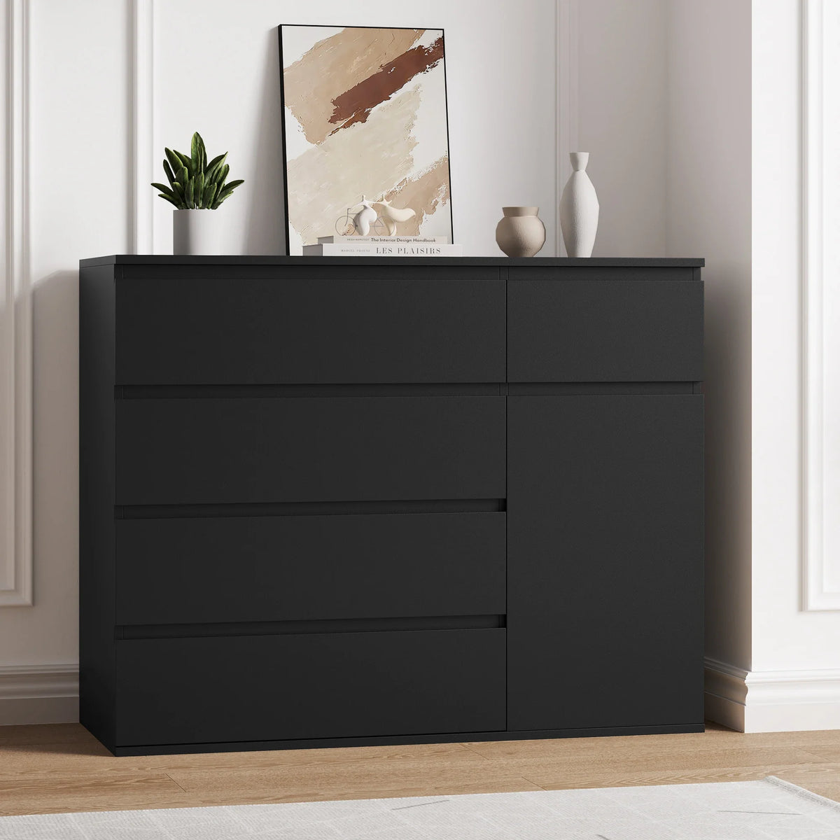 Commode noir chambre - Espace Enfant