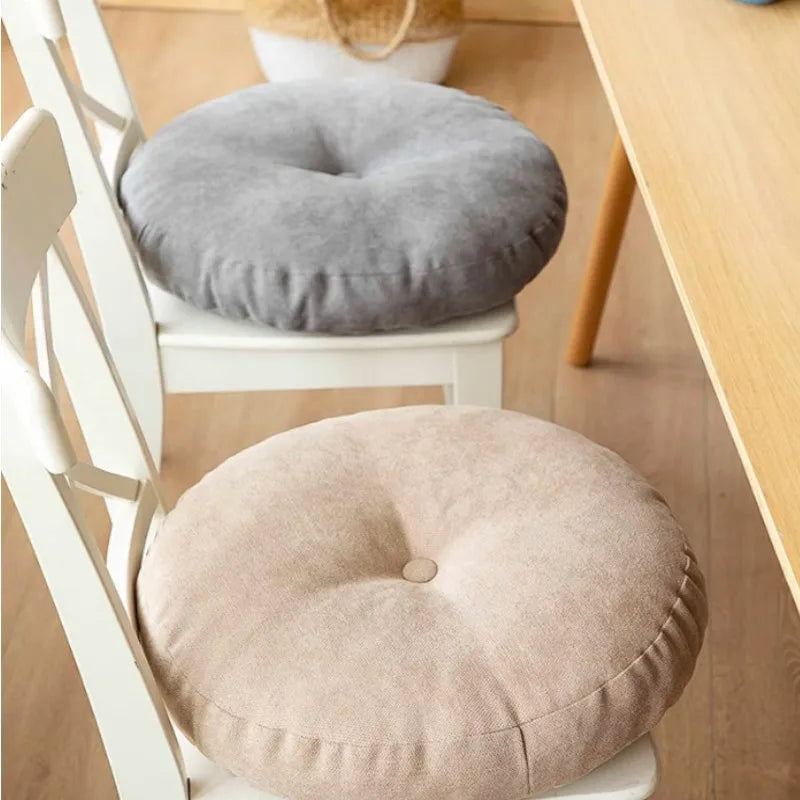 Coussin de chaise gris et beige - Espace Enfant