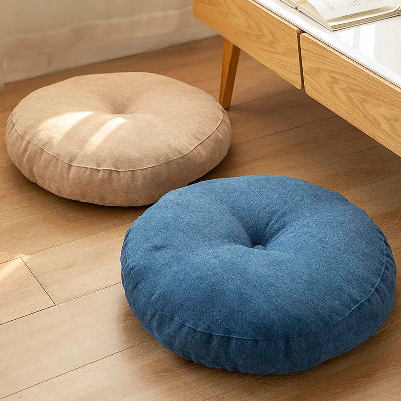 Coussin de sol bleu et beige - Espace Enfant