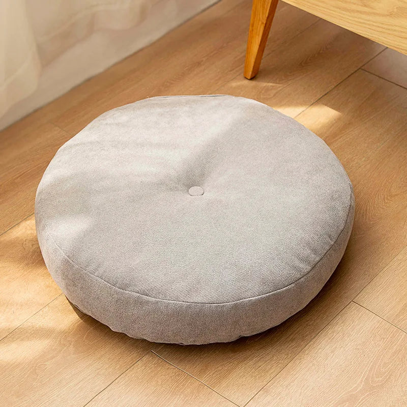 Coussin de sol gris chambre adulte - espace enfant