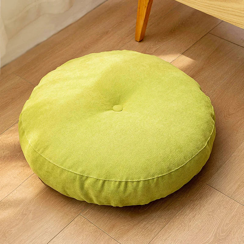 Coussin de sol vert clair chambre adulte - espace enfant