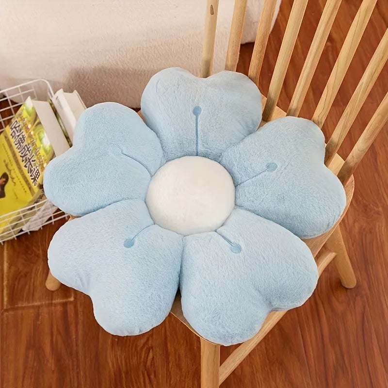 Coussin fleur bleu enfant - Espace Enfant