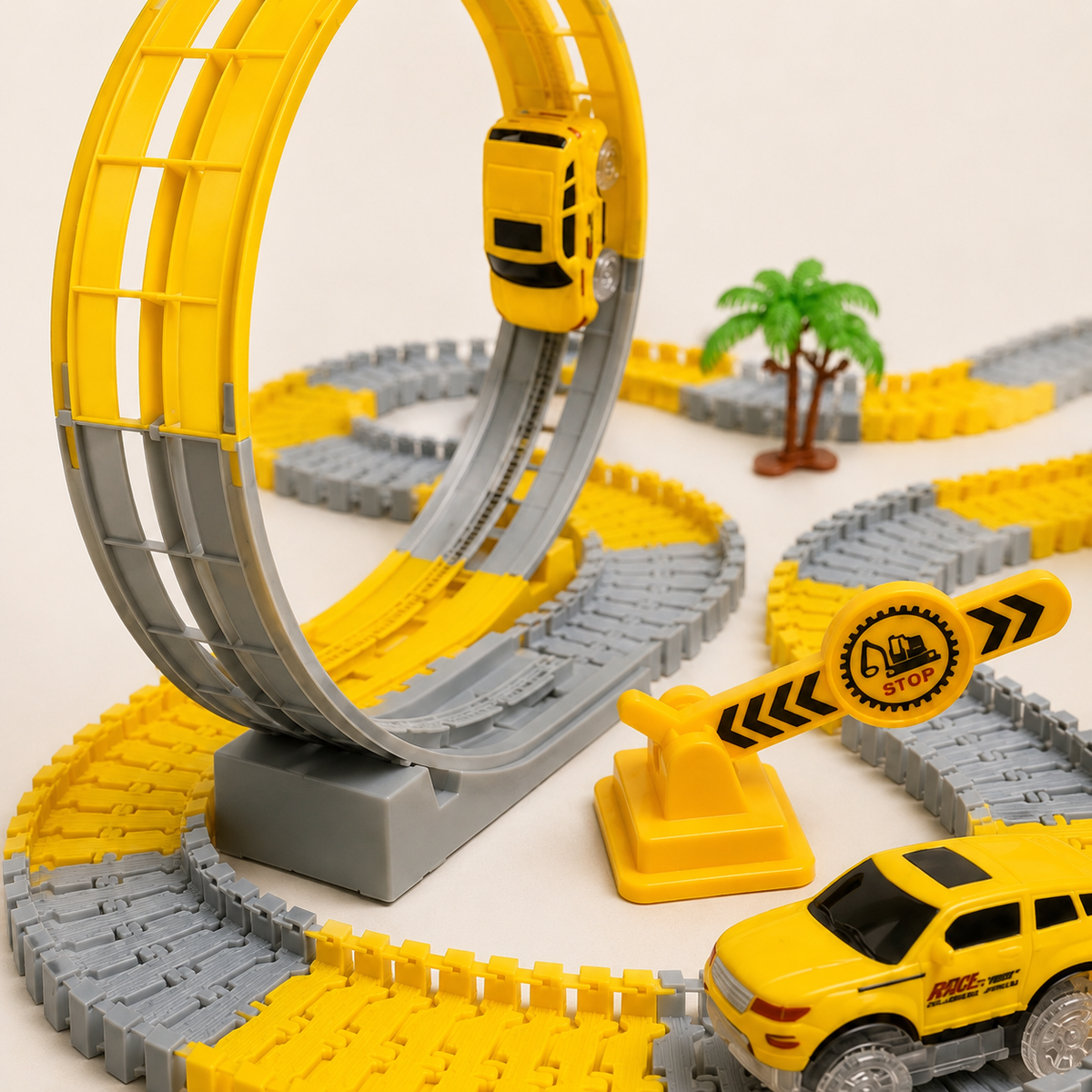Circuit de voitures électrique avec looping – Kit au choix
