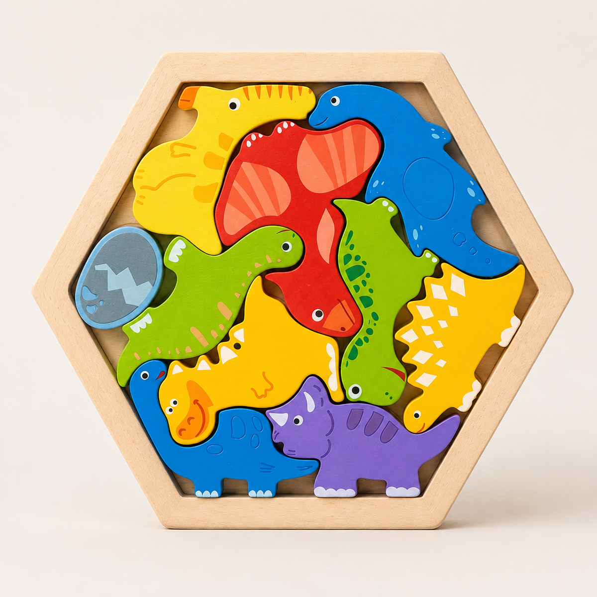 Puzzle 3D en bois pour enfants