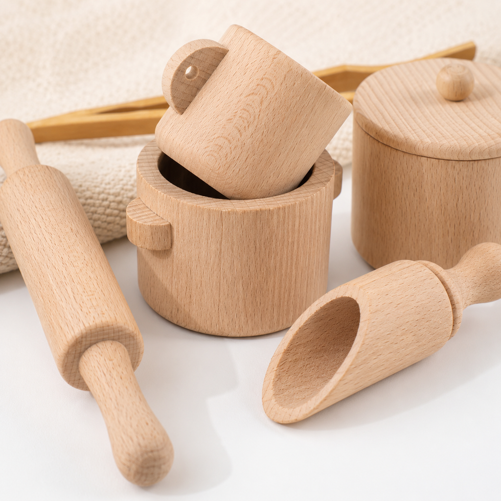 Montessori Holz-Küchenset