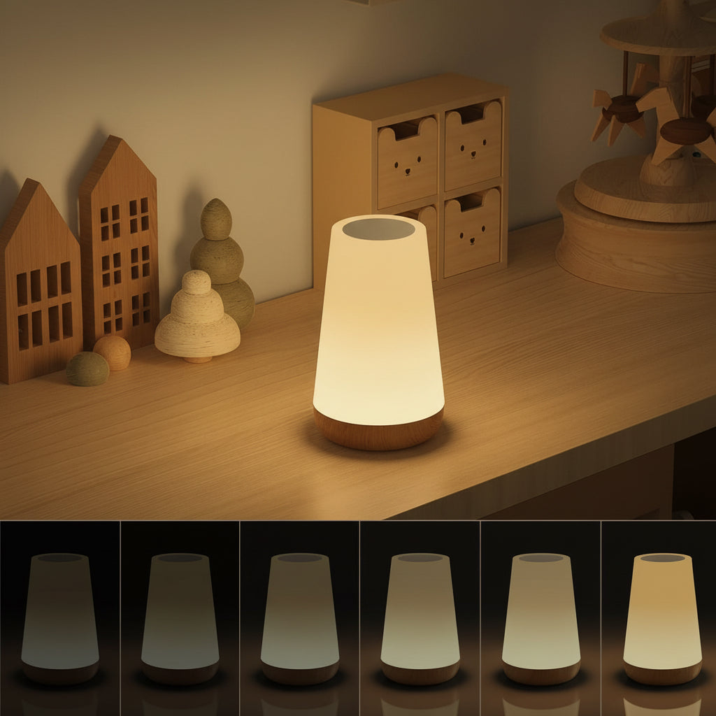 Eclairage lampe de chevet tactile - Espace Enfant