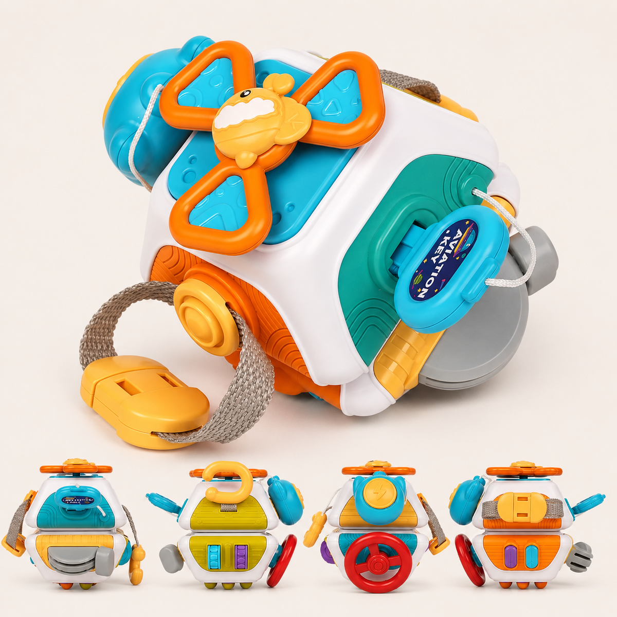 Cube d’activités Montessori pour bébé