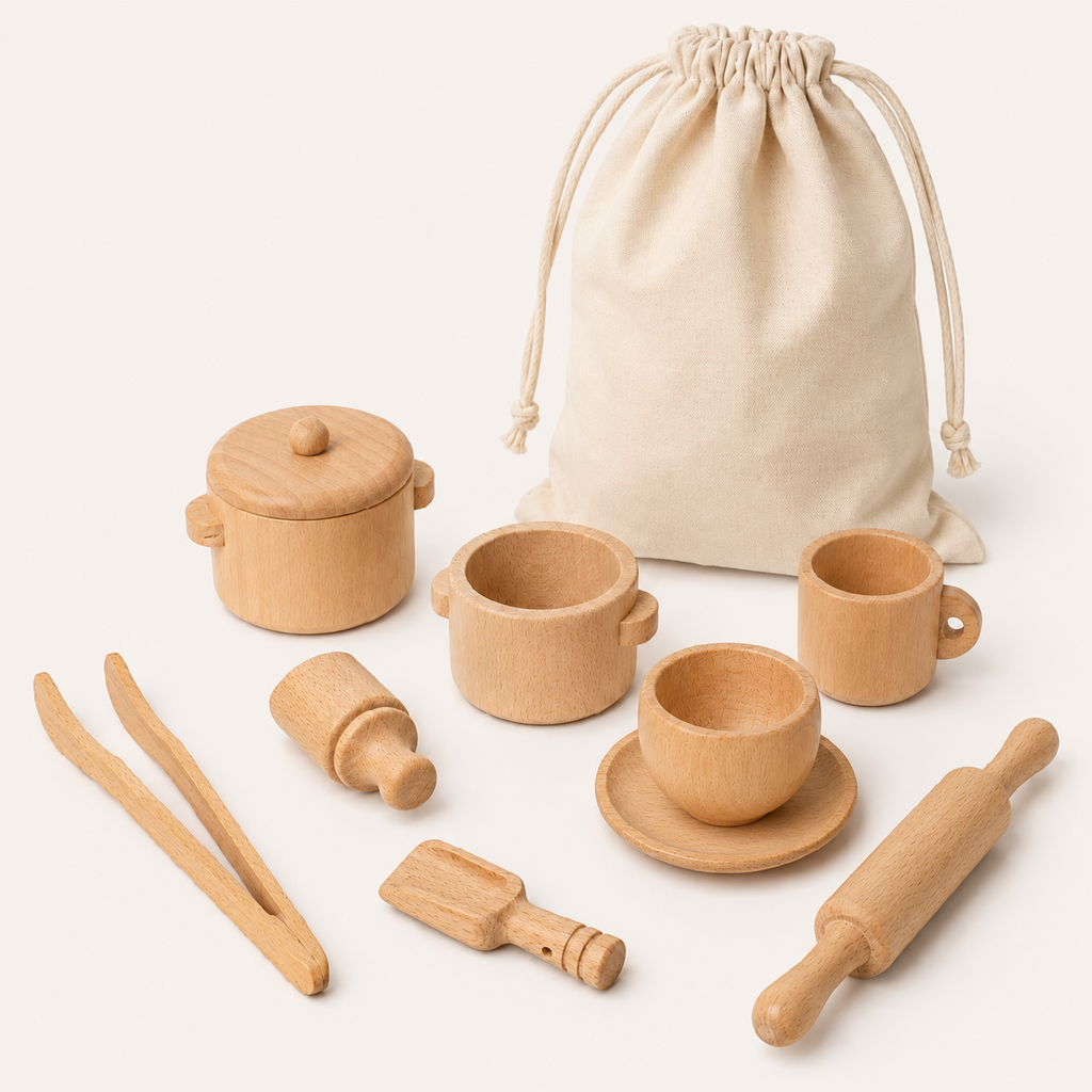 Montessori Holz-Küchenset