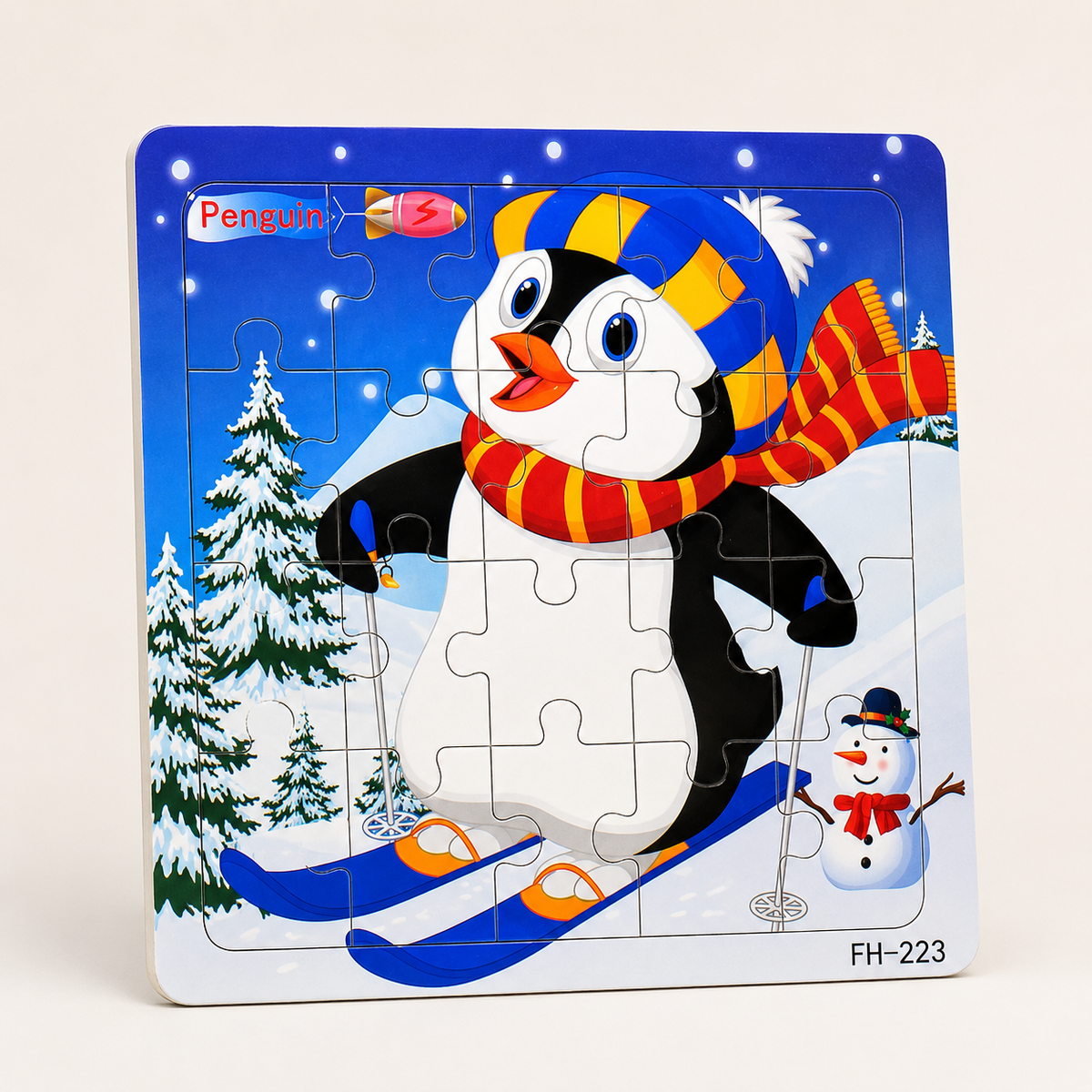 Puzzles en bois pour enfants – Animaux et découvertes