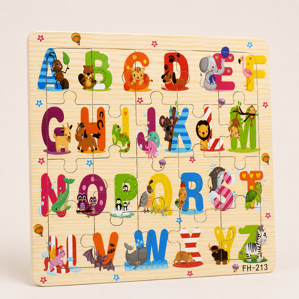 Puzzles en bois pour enfants – Animaux et découvertes