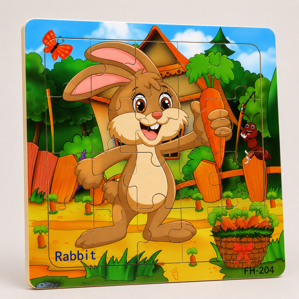 Puzzles en bois pour enfants – Animaux et découvertes