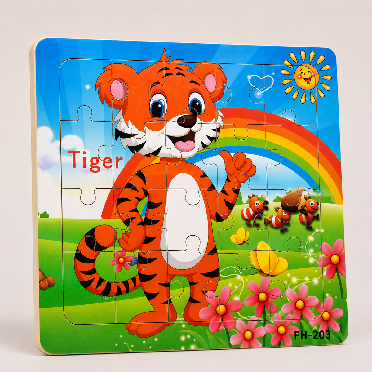 Puzzles en bois pour enfants – Animaux et découvertes