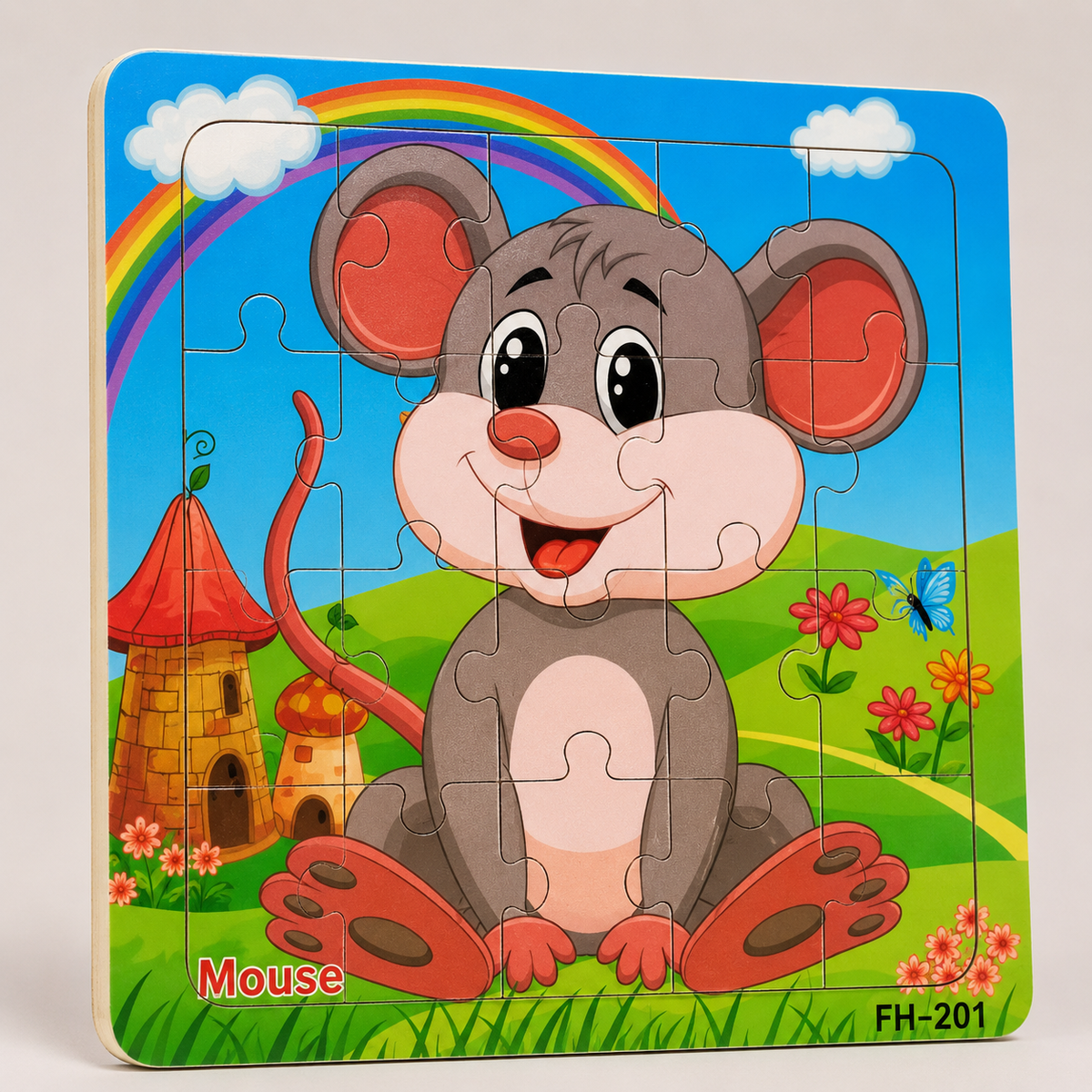 Puzzles en bois pour enfants – Animaux et découvertes