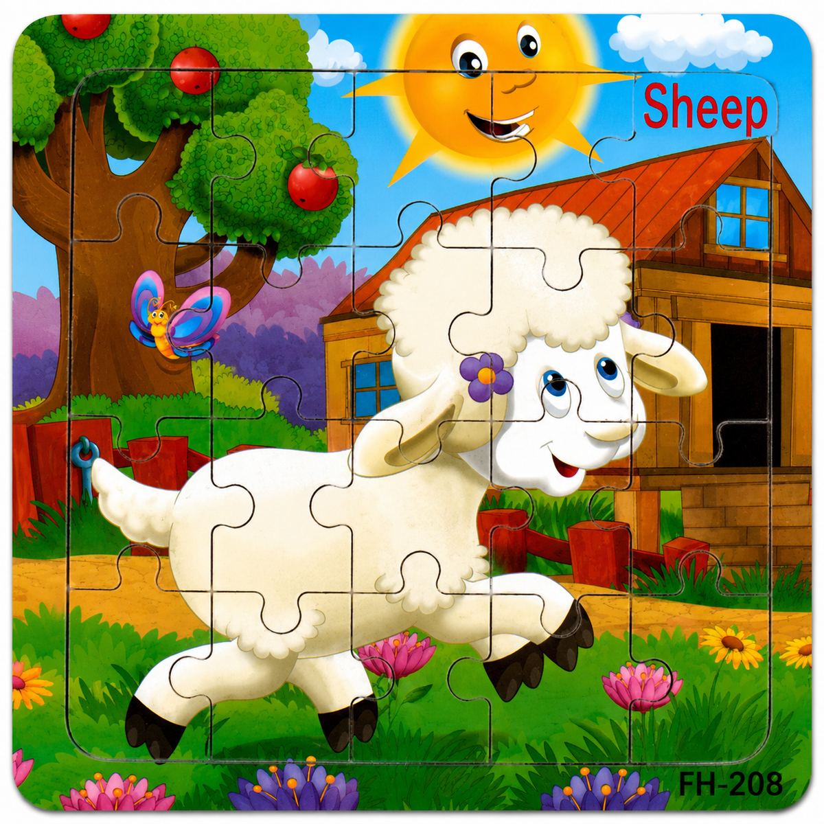 Puzzles en bois pour enfants – Animaux et découvertes