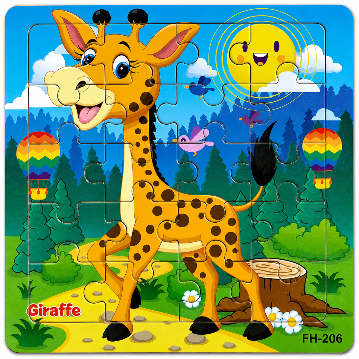 Puzzles en bois pour enfants – Animaux et découvertes