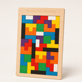 Tangram magnétique en bois – Jeu de formes
