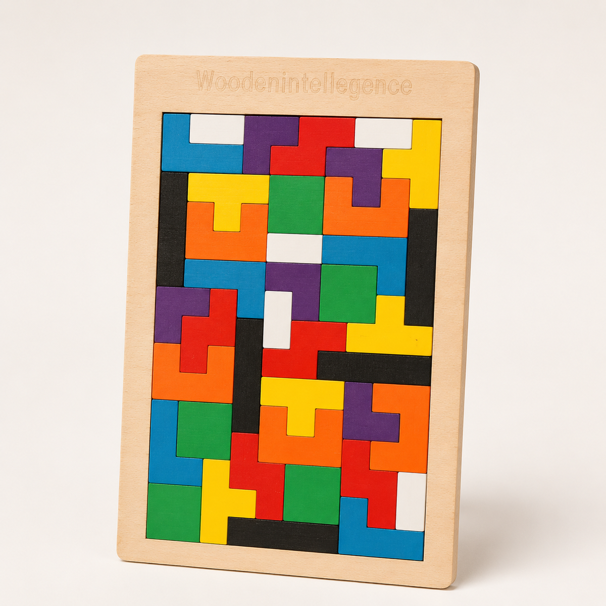 Tangram magnétique en bois – Jeu de formes