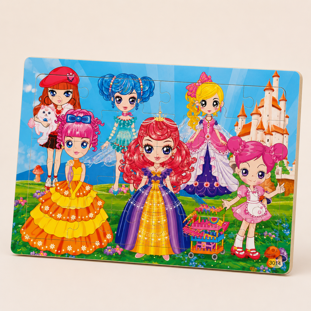 Puzzle en bois pour enfant – 30 pièces, motifs au choix