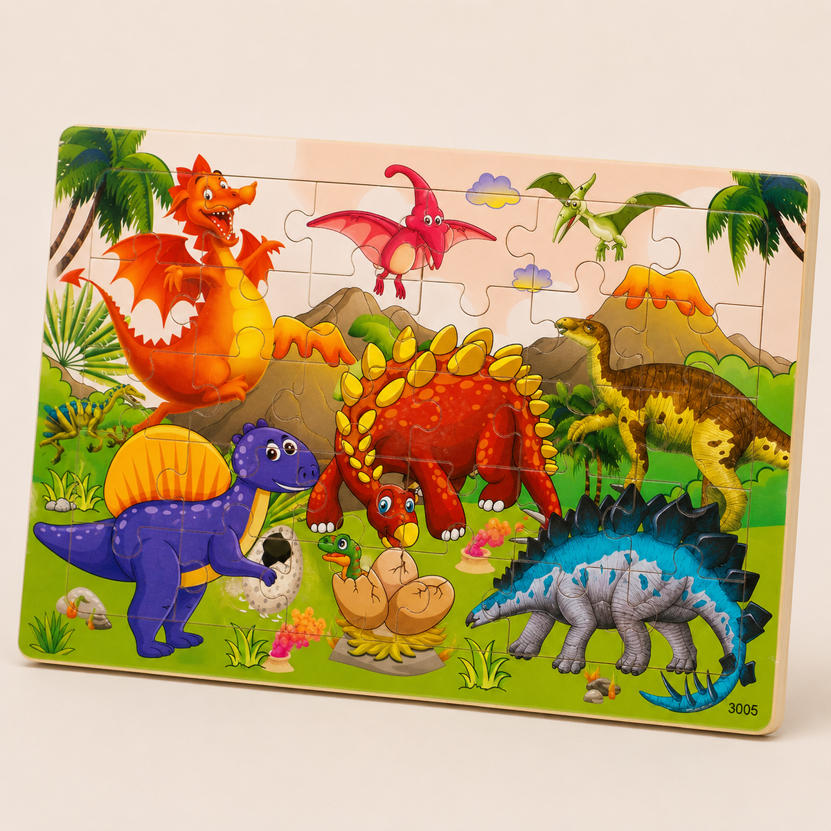 Puzzle en bois pour enfant – 30 pièces, motifs au choix