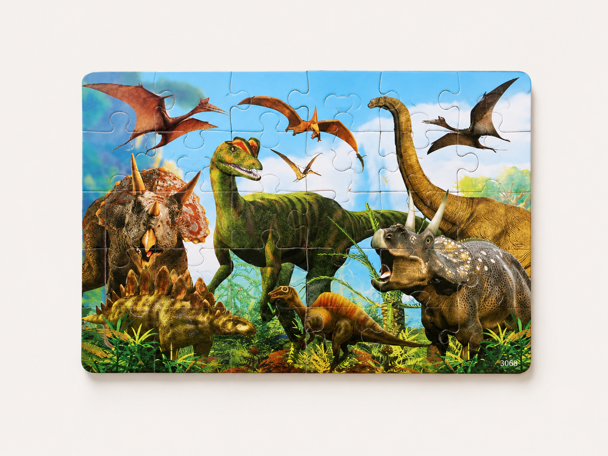 Puzzle en bois pour enfant – 30 pièces, motifs au choix