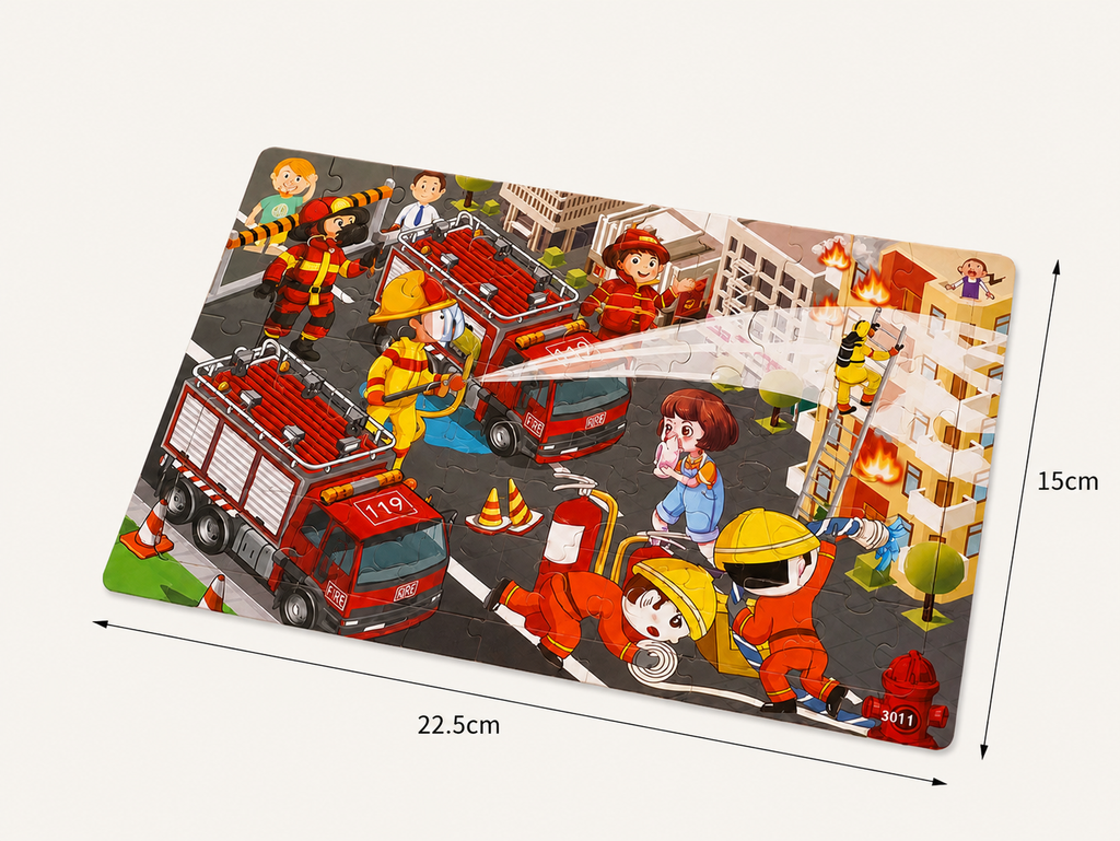 Puzzle en bois pour enfant – 30 pièces, motifs au choix