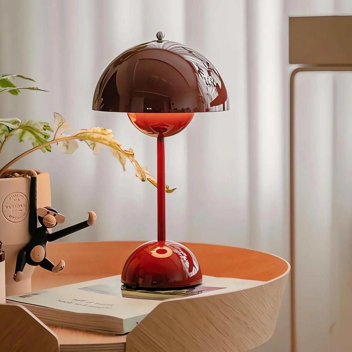 Lampe champignon Bordeaux - Espace Enfant