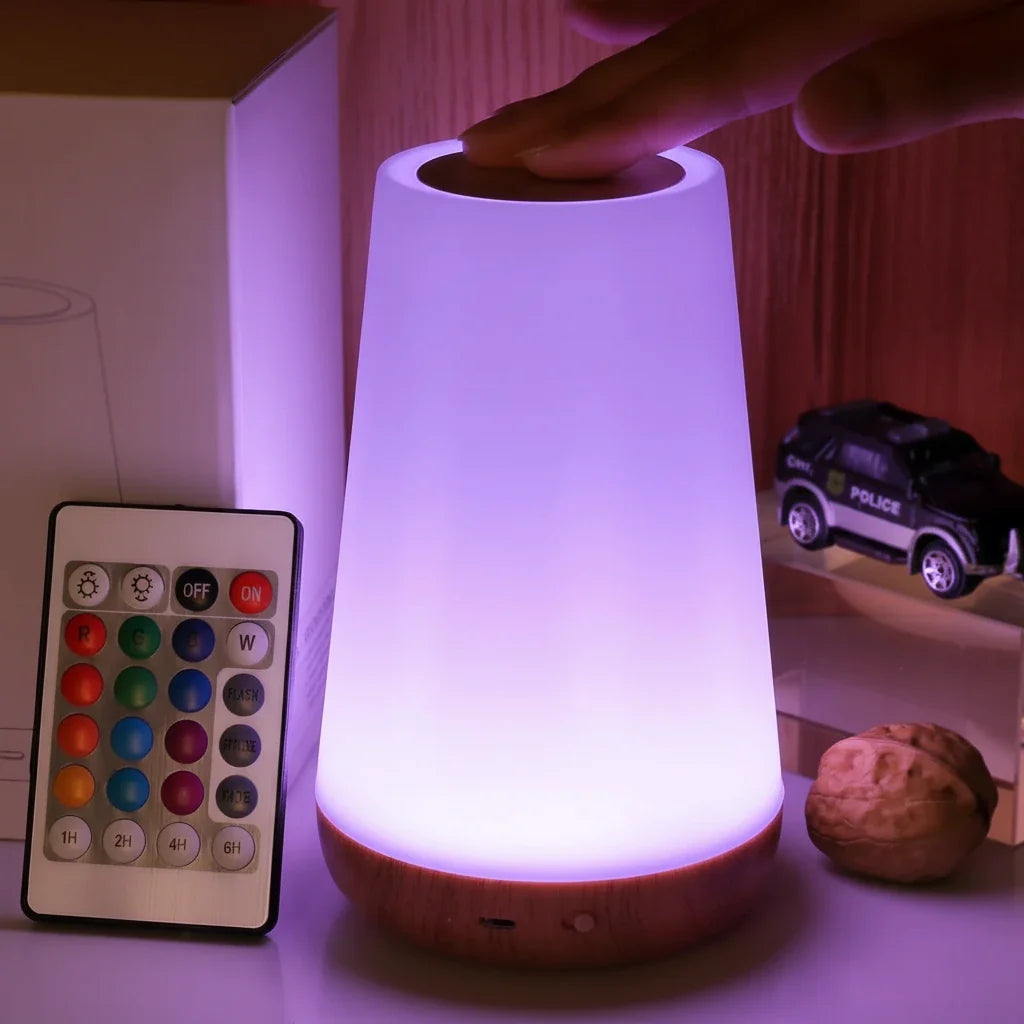 Lampe de chevet lumière violette - Espace Enfant