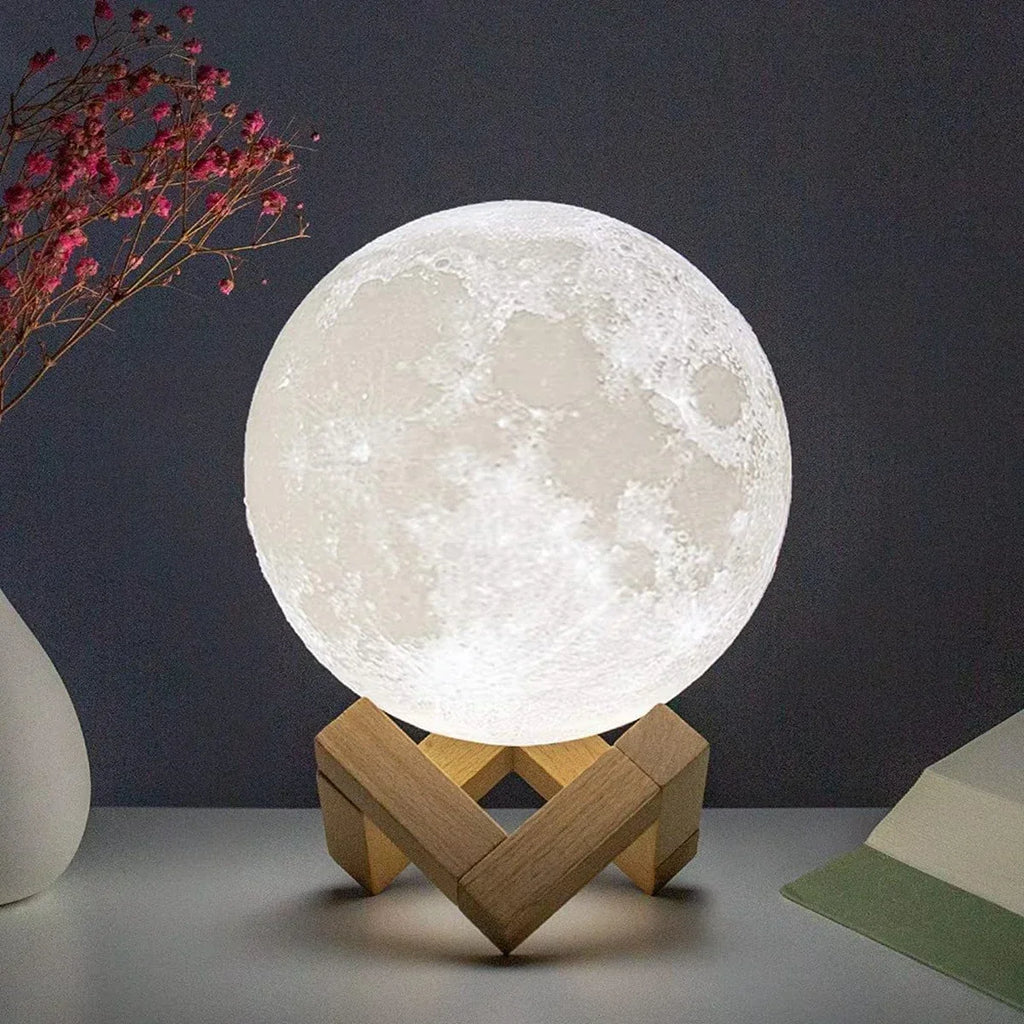 Lampe lune froide pour table de chevet - Espace Enfant
