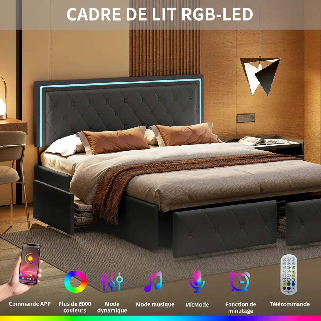 Led cadre de lit - Espace Enfant