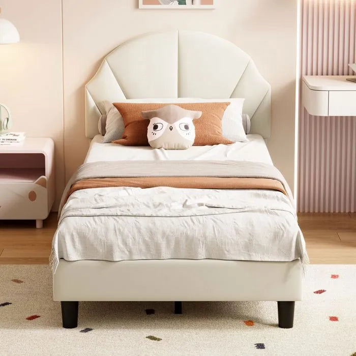 Lit chambre enfant beige - Espace Enfant