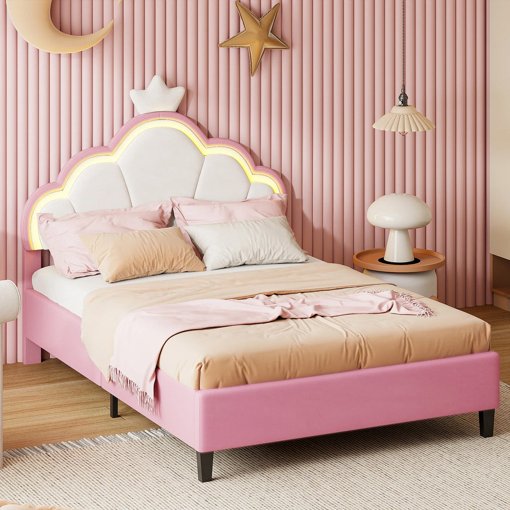 Lit fille rose - Espace Enfant