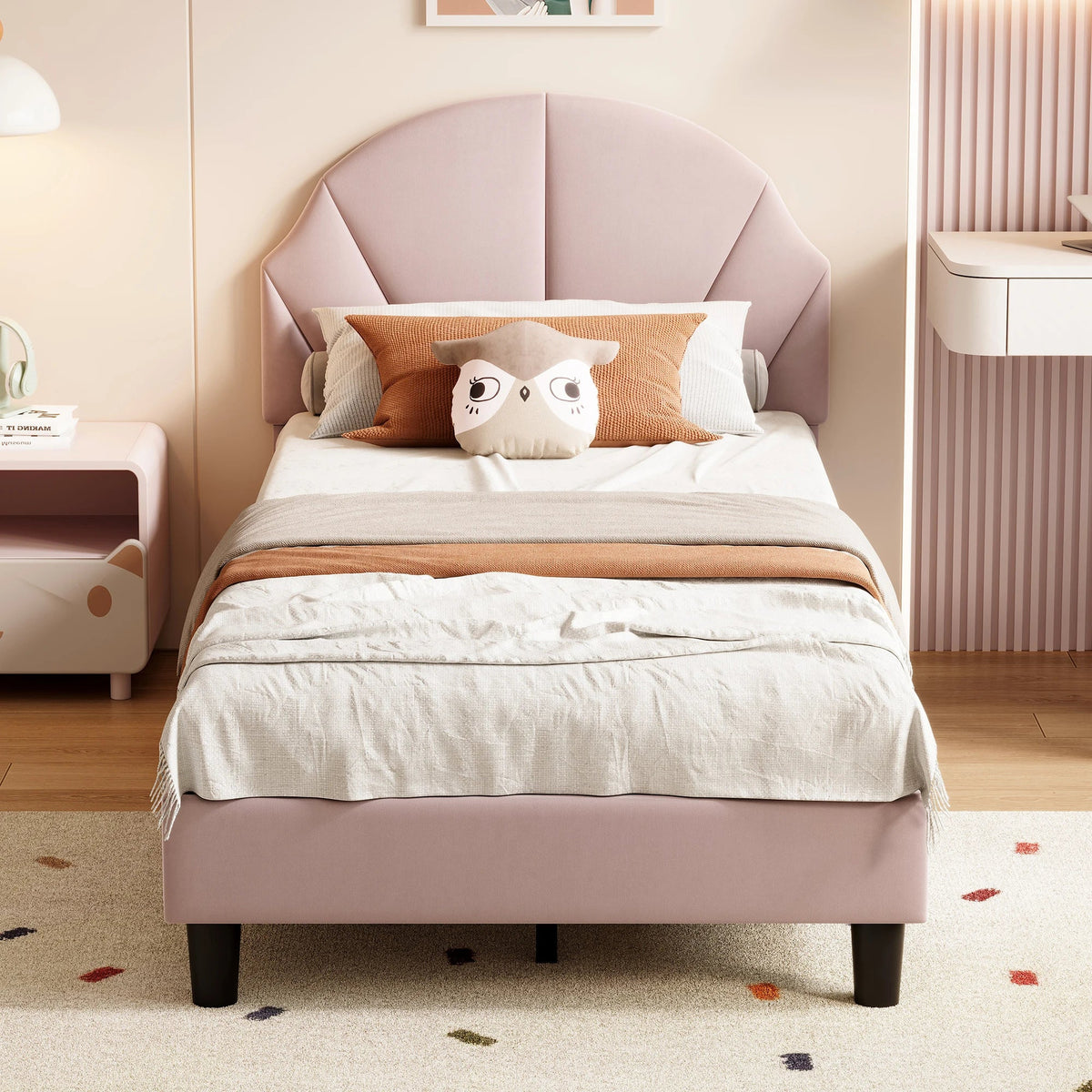 Lit chambre enfant rose - Espace Enfant