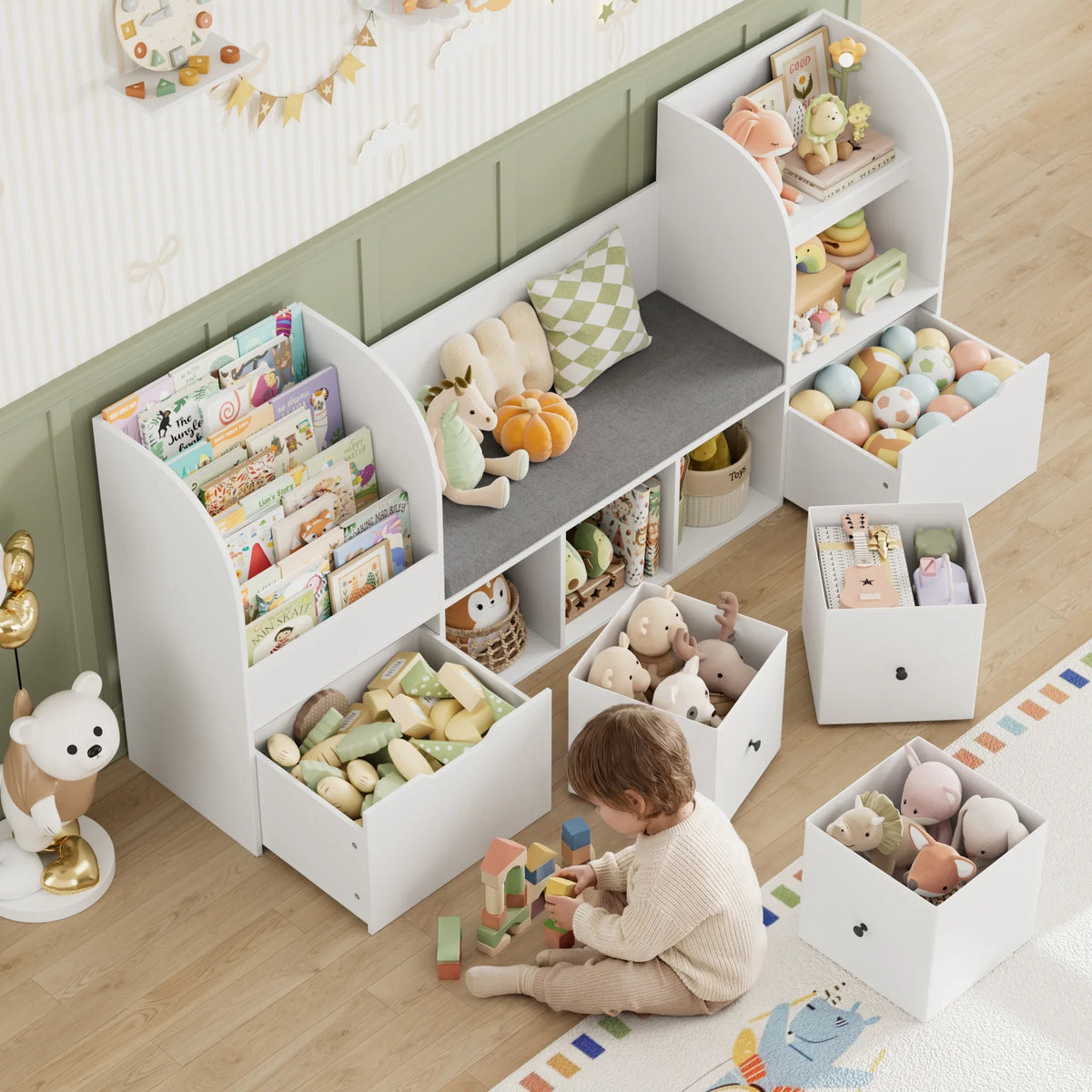 Meuble rangement jouets - Espace Enfant