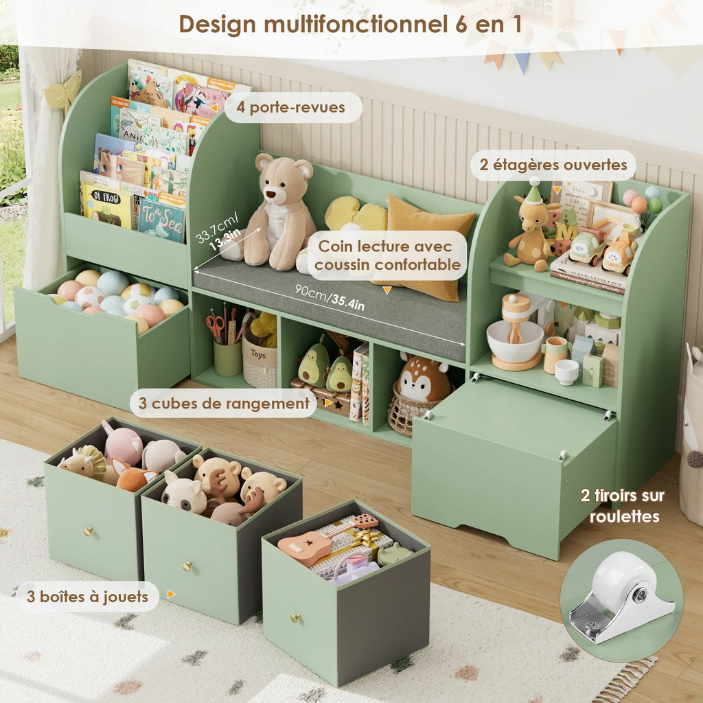 Meuble rangement jouets - Espace Enfant