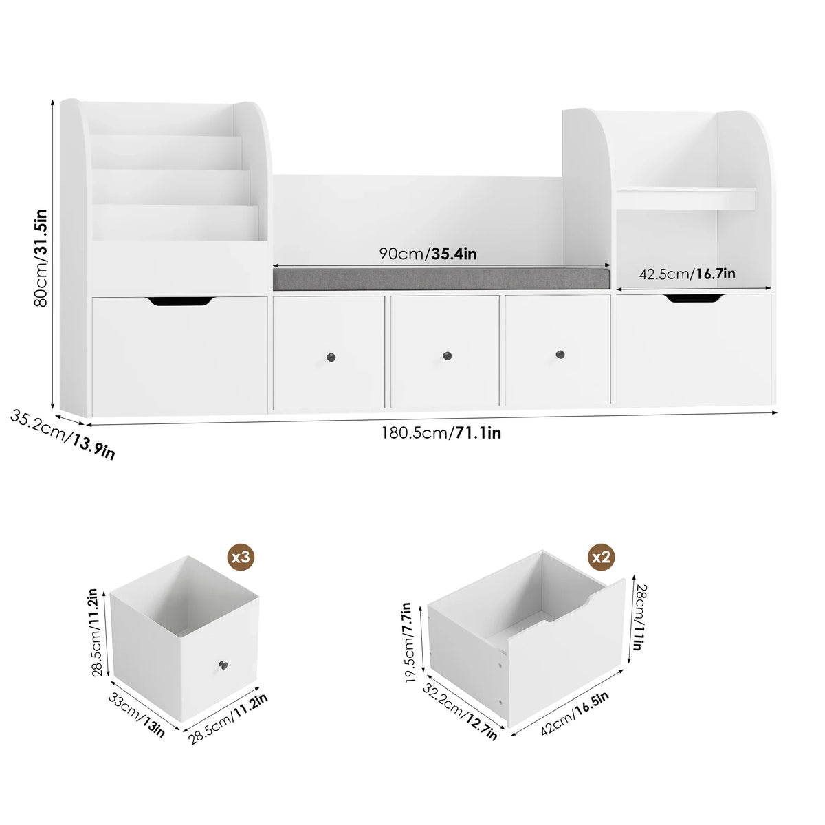 Meuble rangement jouets - Espace Enfant