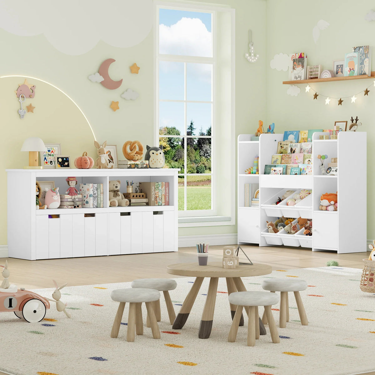 Salle de jeux meuble rangement jouet - Espace Enfant